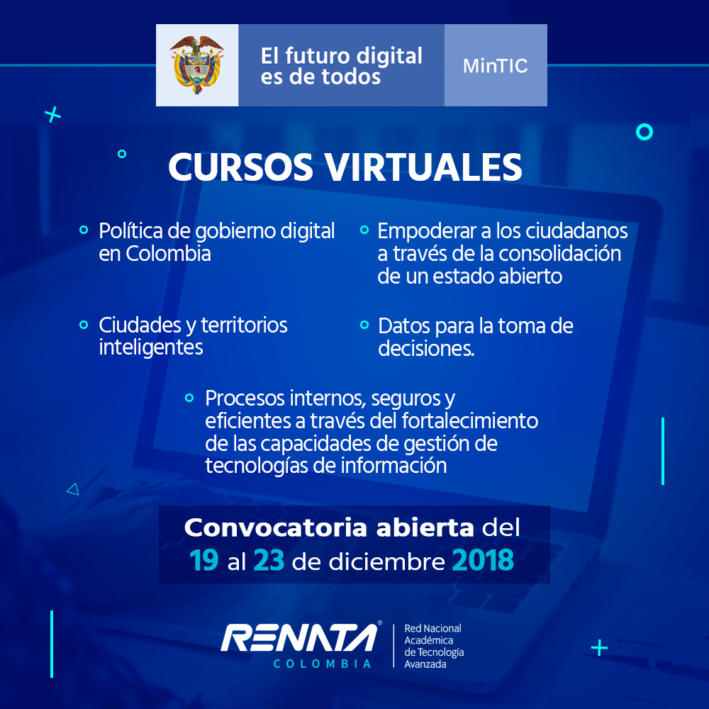 Participa en la nueva oferta académica de cursos virtuales de la
